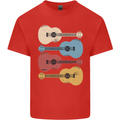 Four Ukulele Guitars Kids T-Shirt Childrens Red