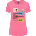 Four Ukulele Guitars Womens Wider Cut T-Shirt Azalea