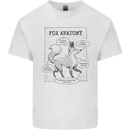 Fox Anatomy Mens Cotton T-Shirt Tee Top White
