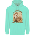 Fox Welcome Winter and Lazy Days Childrens Kids Hoodie Peppermint