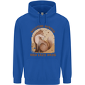 Fox Welcome Winter and Lazy Days Childrens Kids Hoodie Royal Blue