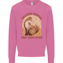 Fox Welcome Winter and Lazy Days Mens Sweatshirt Jumper Azalea