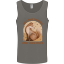 Fox Welcome Winter and Lazy Days Mens Vest Tank Top Charcoal