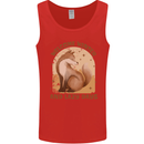 Fox Welcome Winter and Lazy Days Mens Vest Tank Top Red