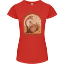 Fox Welcome Winter and Lazy Days Womens Petite Cut T-Shirt Red