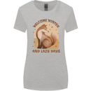 Fox Welcome Winter and Lazy Days Womens Wider Cut T-Shirt Sports Grey