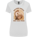 Fox Welcome Winter and Lazy Days Womens Wider Cut T-Shirt White