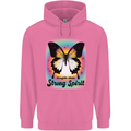 Fragile Skin Strong Spirit Butterfly Childrens Kids Hoodie Azalea
