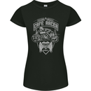 Freedom Wheels Cafe Racer Biker Motorcycle Womens Petite Cut T-Shirt