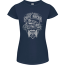 Freedom Wheels Cafe Racer Biker Motorcycle Womens Petite Cut T-Shirt