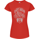 Freedom Wheels Cafe Racer Biker Motorcycle Womens Petite Cut T-Shirt