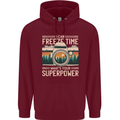 Freeze Time Photographer Photography Childrens Kids Hoodie Maroon