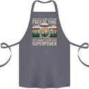Freeze Time Photographer Photography Cotton Apron 100% Organic Steel