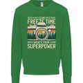 Freeze Time Photographer Photography Kids Sweatshirt Jumper Irish Green