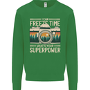 Freeze Time Photographer Photography Kids Sweatshirt Jumper Irish Green