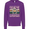 Freeze Time Photographer Photography Kids Sweatshirt Jumper Purple