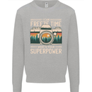 Freeze Time Photographer Photography Kids Sweatshirt Jumper Sports Grey