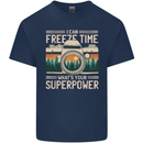 Freeze Time Photographer Photography Kids T-Shirt Childrens Navy Blue