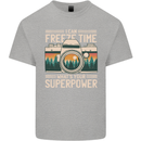 Freeze Time Photographer Photography Kids T-Shirt Childrens Sports Grey