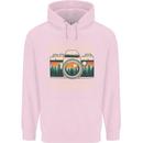 Freeze Time Photographer Photography Mens 80% Cotton Hoodie Light Pink