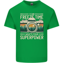 Freeze Time Photographer Photography Mens Cotton T-Shirt Tee Top Irish Green