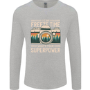 Freeze Time Photographer Photography Mens Long Sleeve T-Shirt Sports Grey