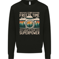 Freeze Time Photographer Photography Mens Sweatshirt Jumper Black