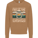 Freeze Time Photographer Photography Mens Sweatshirt Jumper Caramel Latte