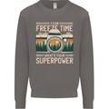 Freeze Time Photographer Photography Mens Sweatshirt Jumper Charcoal