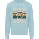 Freeze Time Photographer Photography Mens Sweatshirt Jumper Light Blue