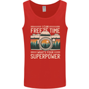 Freeze Time Photographer Photography Mens Vest Tank Top Red