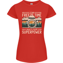 Freeze Time Photographer Photography Womens Petite Cut T-Shirt Red