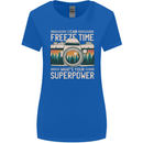 Freeze Time Photographer Photography Womens Wider Cut T-Shirt Royal Blue
