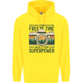Freeze Time Photography Photographer Childrens Kids Hoodie Yellow