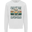 Freeze Time Photography Photographer Kids Sweatshirt Jumper White