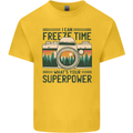 Freeze Time Photography Photographer Kids T-Shirt Childrens Yellow