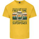 Freeze Time Photography Photographer Kids T-Shirt Childrens Yellow