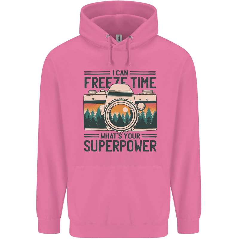 Freeze Time Photography Photographer Mens 80% Cotton Hoodie Azelea