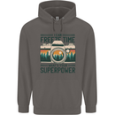 Freeze Time Photography Photographer Mens 80% Cotton Hoodie Charcoal
