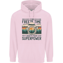 Freeze Time Photography Photographer Mens 80% Cotton Hoodie Light Pink