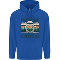 Freeze Time Photography Photographer Mens 80% Cotton Hoodie Royal Blue