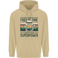 Freeze Time Photography Photographer Mens 80% Cotton Hoodie Sand