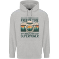 Freeze Time Photography Photographer Mens 80% Cotton Hoodie Sports Grey