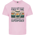 Freeze Time Photography Photographer Mens Cotton T-Shirt Tee Top Light Pink
