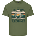 Freeze Time Photography Photographer Mens Cotton T-Shirt Tee Top Military Green