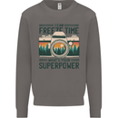 Freeze Time Photography Photographer Mens Sweatshirt Jumper Charcoal