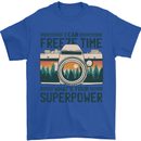 Freeze Time Photography Photographer Mens T-Shirt 100% Cotton Royal Blue
