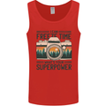 Freeze Time Photography Photographer Mens Vest Tank Top Red