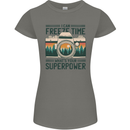 Freeze Time Photography Photographer Womens Petite Cut T-Shirt Charcoal