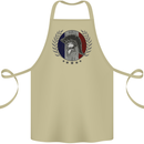 French Bodybuilding Flag Gym Training France Cotton Apron 100% Organic Khaki
